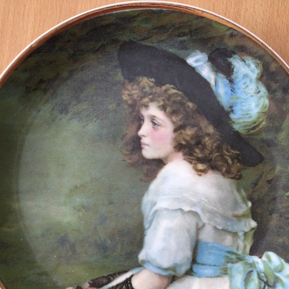 Crown Imperial fine china made in Romania Alba Iulia wall plate 7.75" box27ba - Picture 4 of 5